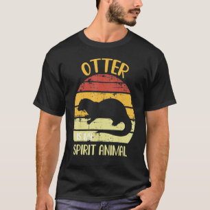 Camiseta Otter É Minha Espírito Animal Cuja Lama É