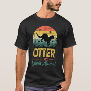 Camiseta Otter É O Meu Animal Espirituoso