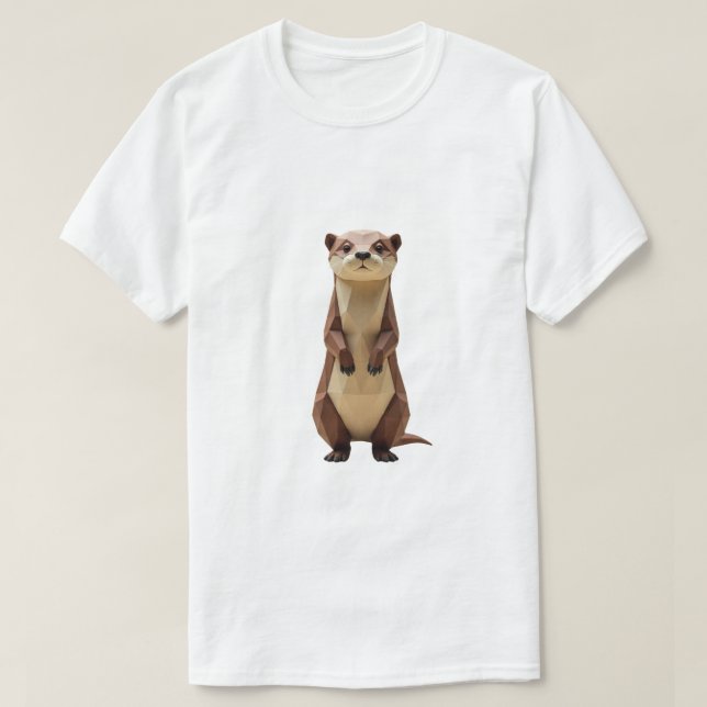 Camiseta Otter Geométrico (Frente do Design)