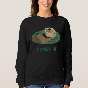 Camiseta Otter Homer Alaska Coast Resident Pescador