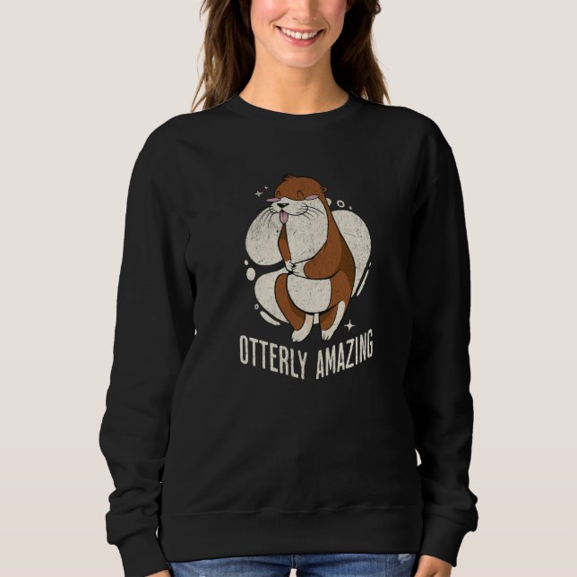 Camiseta Otter Otterly Amazing Pun Otter Sea Ocean (Frente)