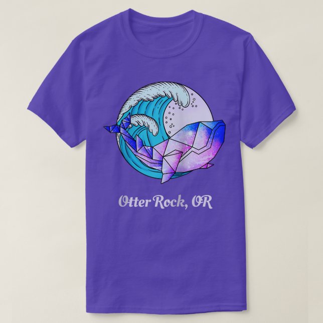 Camiseta Otter Rock OU Japonês Paint Geométrico Orca Killer (Frente do Design)