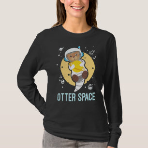 Camiseta Otter Space Engraçado Galáxia Espacial Mais Engraç