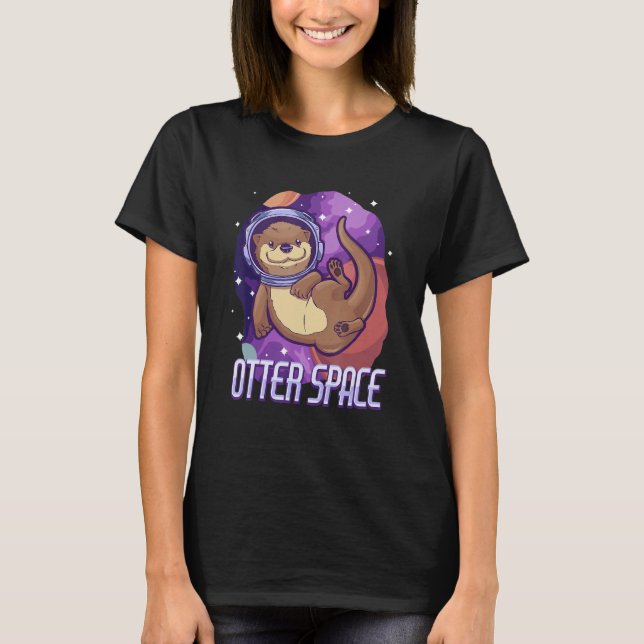 Camiseta Otter Space Otter (Frente)