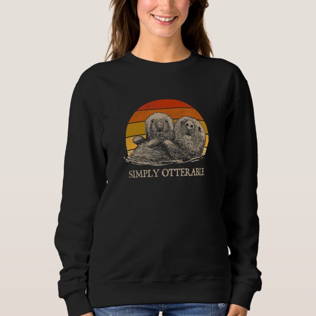 Camiseta Otterable  Otter  Humor Sea Animal Outfit (Frente)