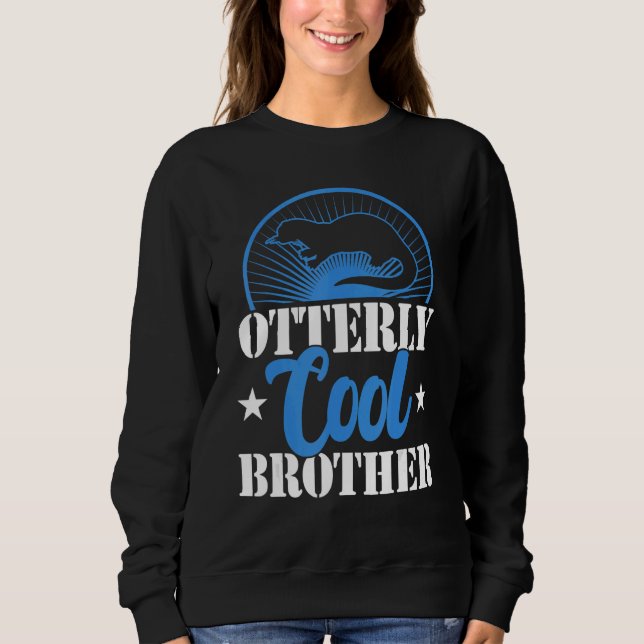 Camiseta Otterly cool brother    siblings day  otter   (Frente)