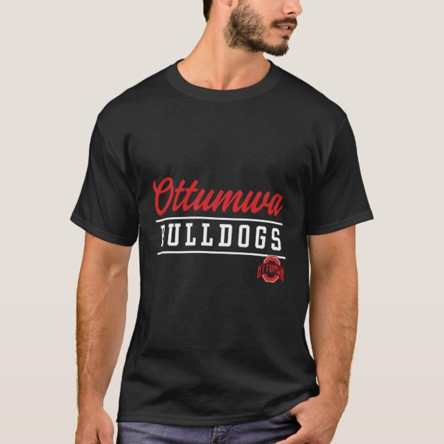Camiseta Ottumwa Segundo grau Bulls (Frente)