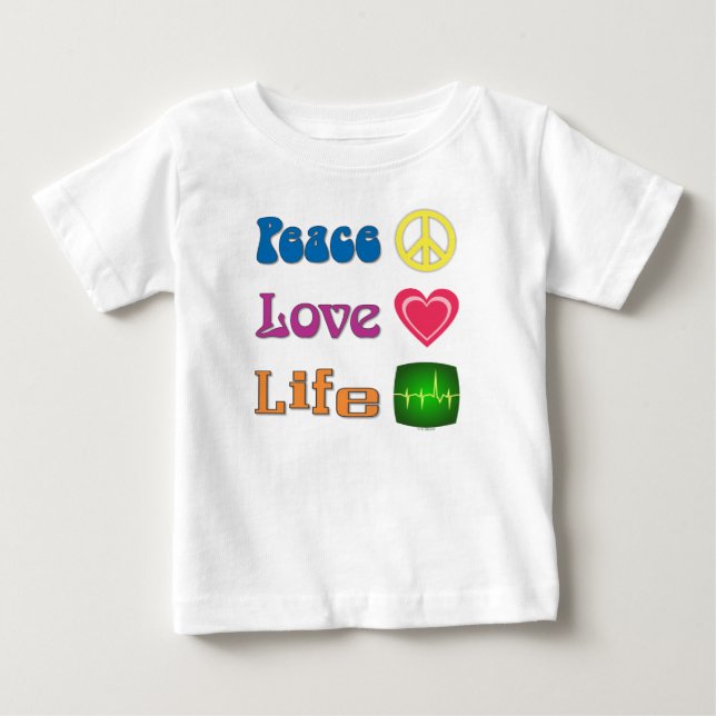 Camiseta ou macacão de bebé. (Frente)