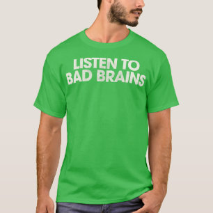 Camiseta Ouça cérebros ruins