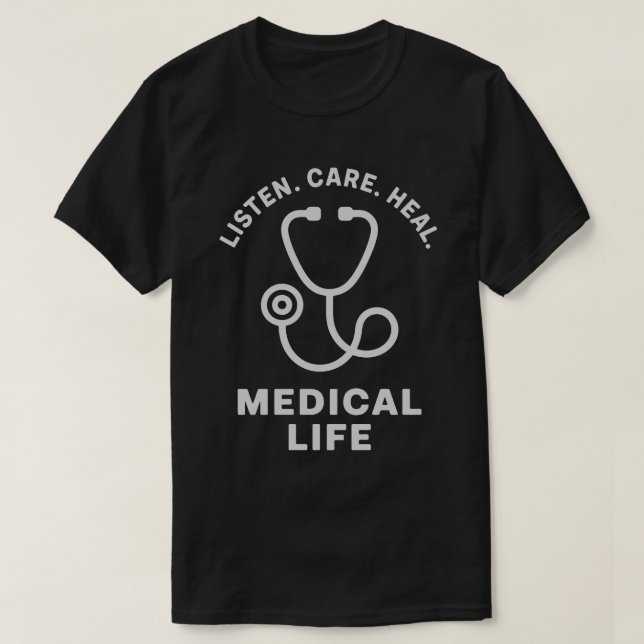 Camiseta Ouça Cuidado Cure Tee (Frente do Design)