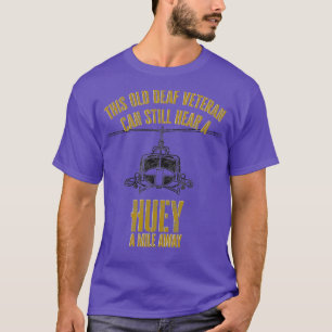 Camiseta Ouça um Huey a Mile longe do engraçado helicóptero
