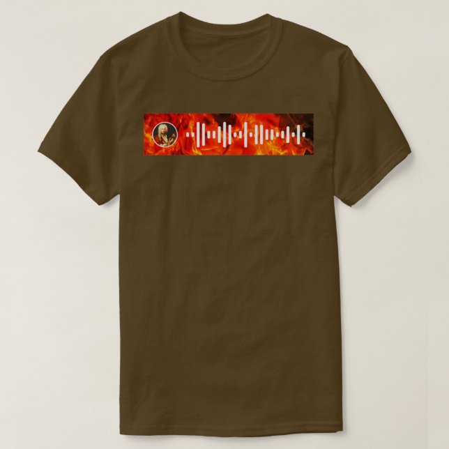 Camiseta Ouça Vivaldi (Frente do Design)