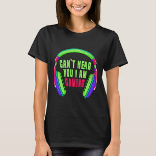 Camiseta Ouça Você Eu Sou Jogador de Jogos e Amante de Vide