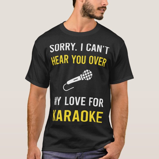 Camiseta Ouçam, Karaoke. (Frente)