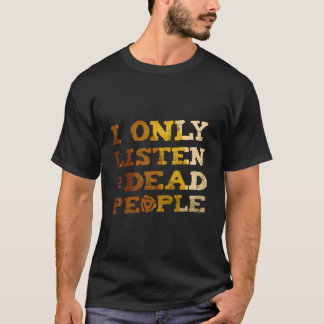 Camiseta Ouço O Coleção De Música Do Vinil Record Do Morto