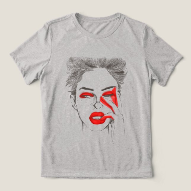 Camiseta Oui Mon Cheri sem letras (Design frontal)