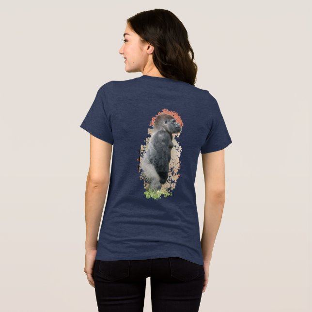 Camiseta Oumbi Erguido – Força do Dorso Prateado (Verso completo)