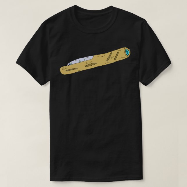 Camiseta oumuamua (Frente do Design)