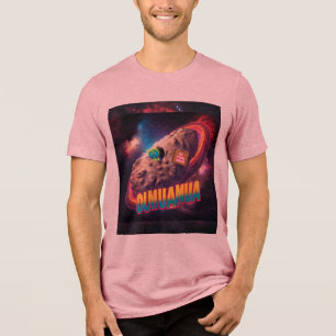 Camiseta Oumuamua apenas passando embora nave alienígena co