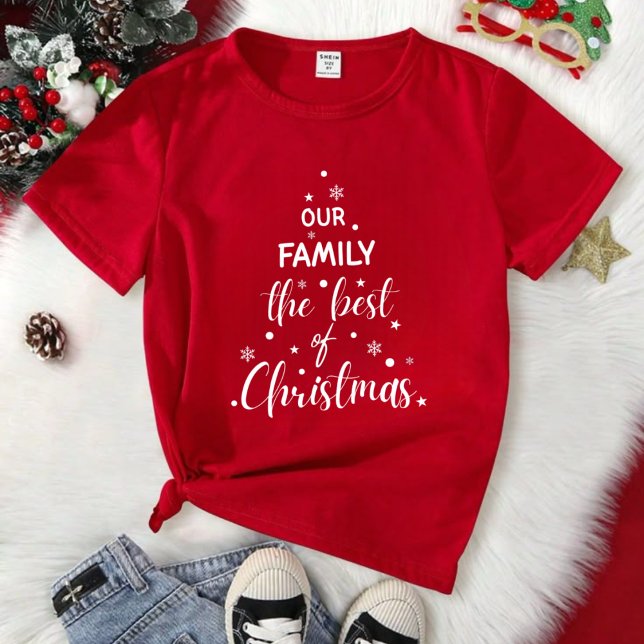 Camiseta Our Family The Best of Christmas  (Criador carregado)