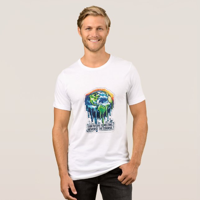Camiseta Our Future is Melting | Global Warming Awareness (Frente Completa)
