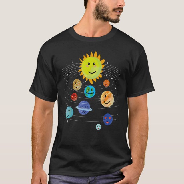 Camiseta Our Solar System planet Science Education Space bo (Frente)