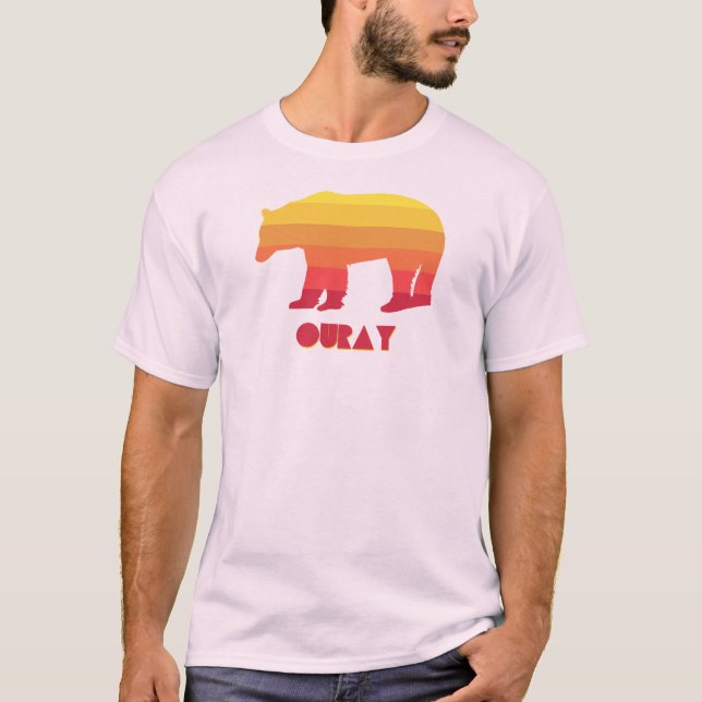 Camiseta Ouray Colorado Rainbow Bear (Frente)