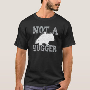 Camiseta ouriço Abraços Não é um Abraçador