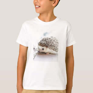 Camiseta ouriço adorável bonito do bebê