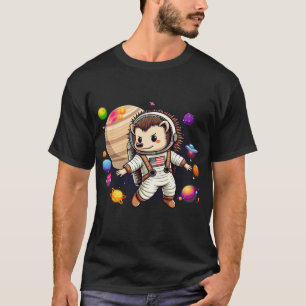 Camiseta Ouriço Astronauta: Explore o Cosmos com o Nosso An