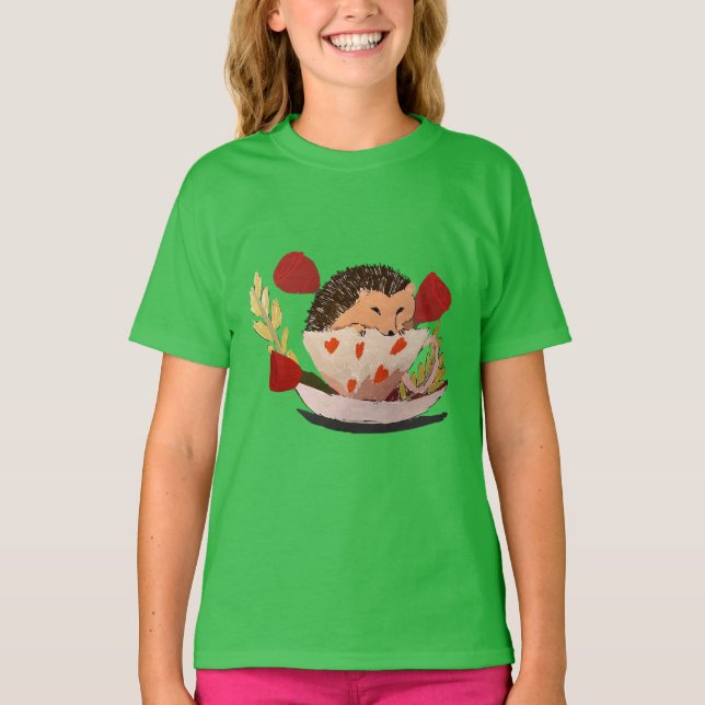 Camiseta ouriço bebê (Frente)