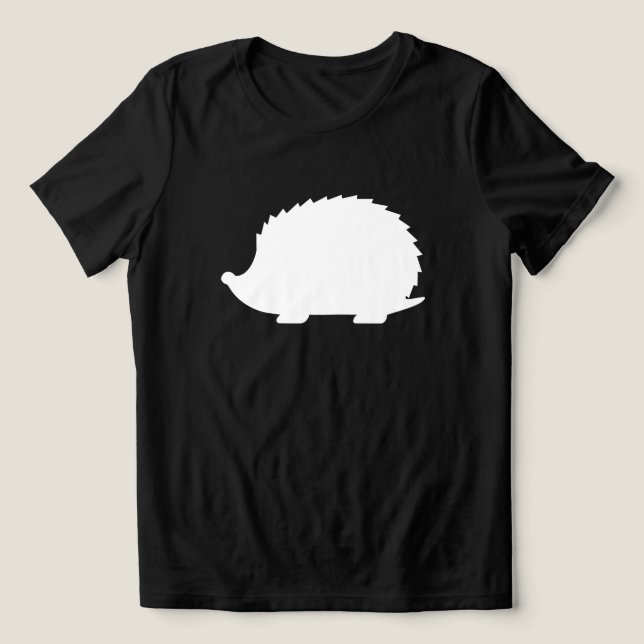 Camiseta ouriço Branco (Design frontal)