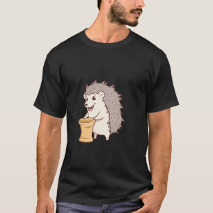 Camiseta ouriço-cacheiro na olaria