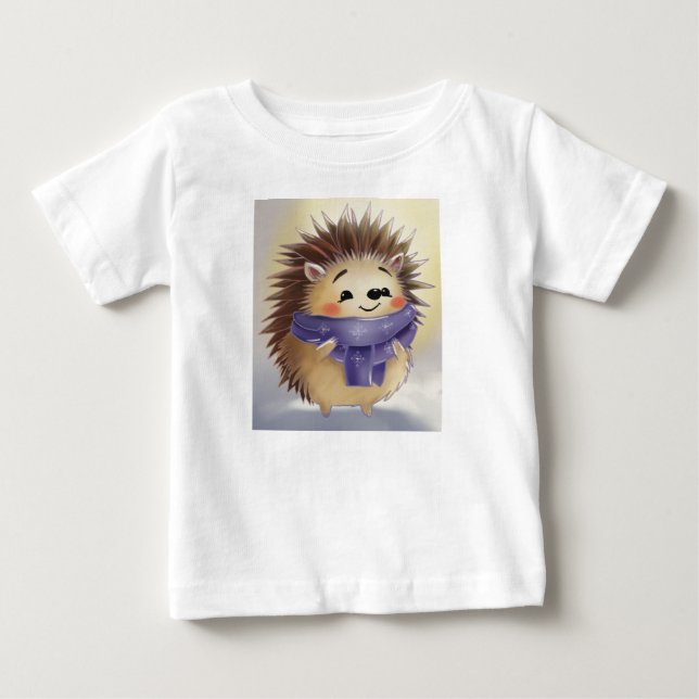 Camiseta ouriço de veludo (Frente)