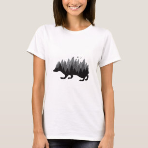 Camiseta Ouriço - Design Florestal