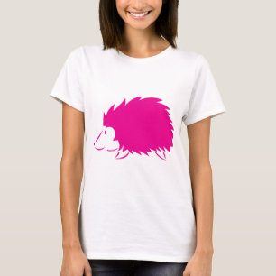 Camiseta Ouriço do rosa quente