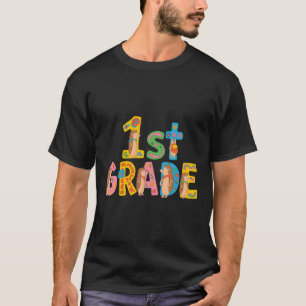 Camiseta Ouriço Engraçado Primeiro Ano Volta às Aulas