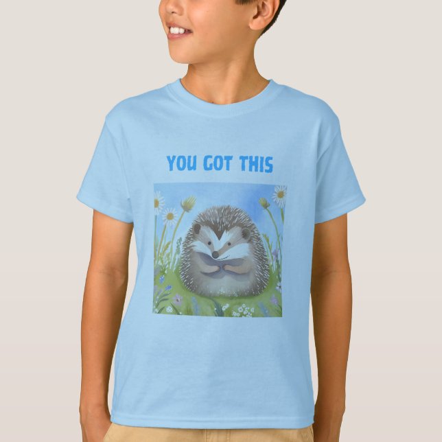 Camiseta ouriço feliz (Frente)