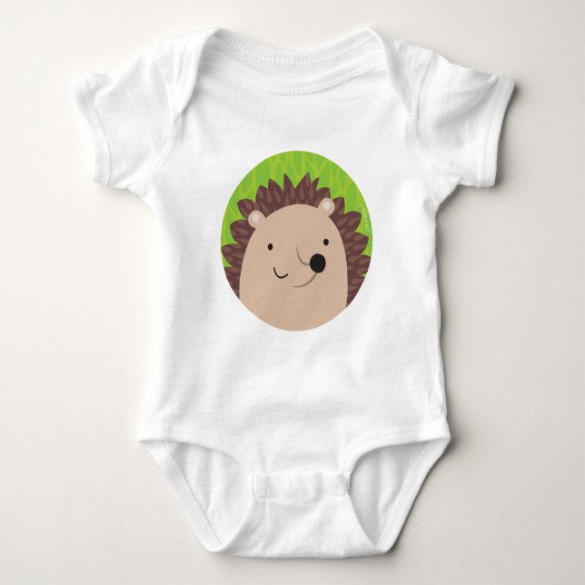 Camiseta Ouriço feliz - amigos da floresta (Frente)