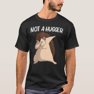 Camiseta ouriço fixe para homens e mulheres espinhos espinh