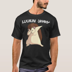 Camiseta ouriço fixe para homens e mulheres espinhos espinh