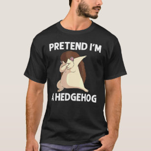 Camiseta ouriço fixe para homens e mulheres espinhos espinh