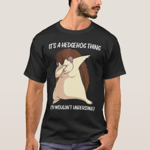 Camiseta ouriço fixe para homens mulheres espinhos espinhos