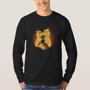 Camiseta ouriço Mamífero Fauna Família Animal
