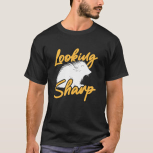 Camiseta ouriço Parecendo Afiado Ouriços Engraçados