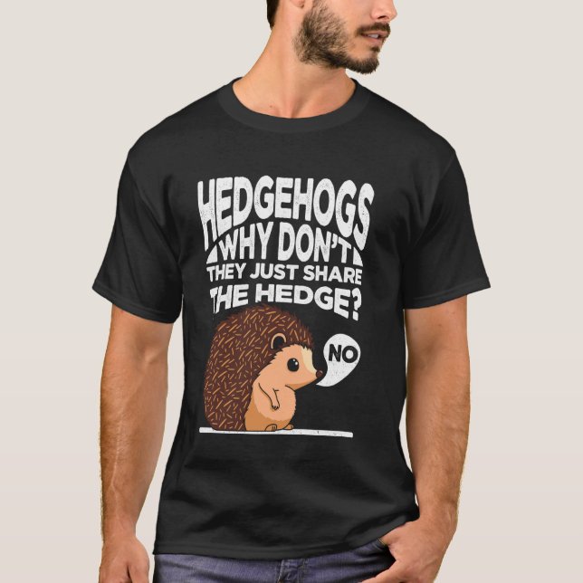 Camiseta ouriços fofos (Frente)