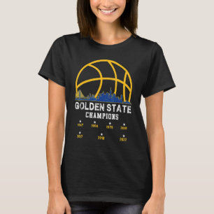 Camiseta Ouro 2022 - Basquete Para Mulheres Guerreiros Masc