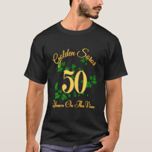 Camiseta Ouro - 50 Anos Na Vinha - Primeiro Preto