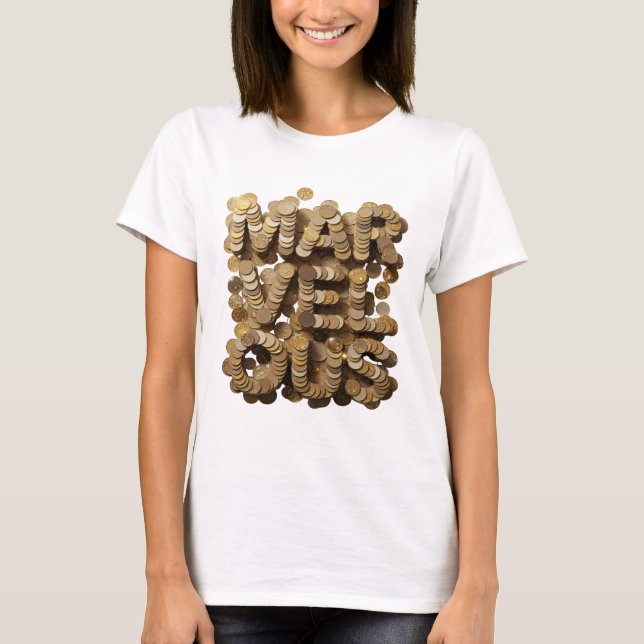Camiseta Ouro Afiado MARVELS Design Ousado (Frente)