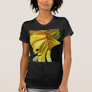Camiseta Ouro Amarelo Esplendor Lily Arte original